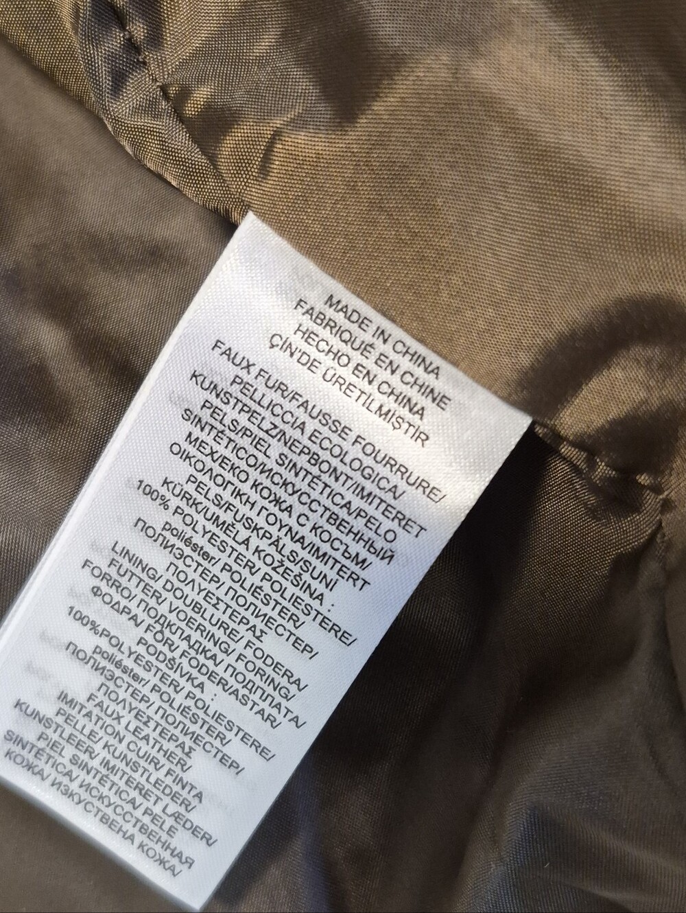 Lauren Ralph Lauren Teddy Sherpa Jacket Chocolate Brown Button Up Sz M $240 NWT - Picture 13 of 15